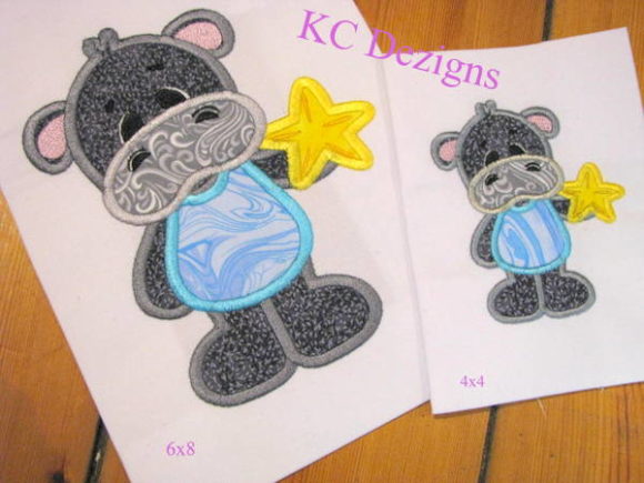 Beach Hippo with Star Fish Applique Review
