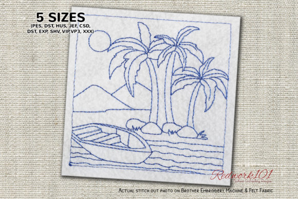 Boat on the Beach Bluework: Seller Review