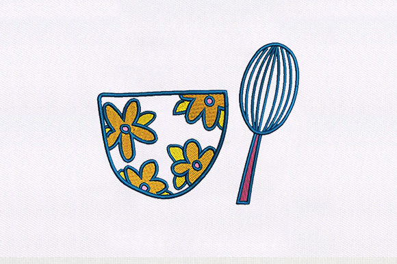 Bowl with Egg Mixer: A Charming Addition