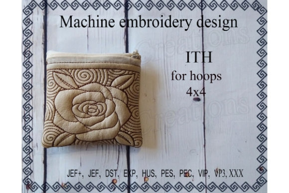Cosmetic Bag - Rose: An Embroidery Designer Review