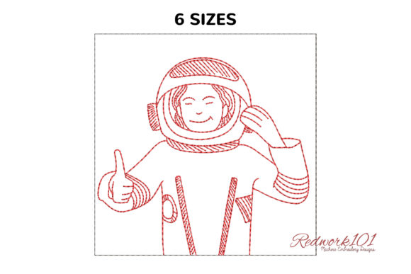 Female Astronaut Lineart Design Review