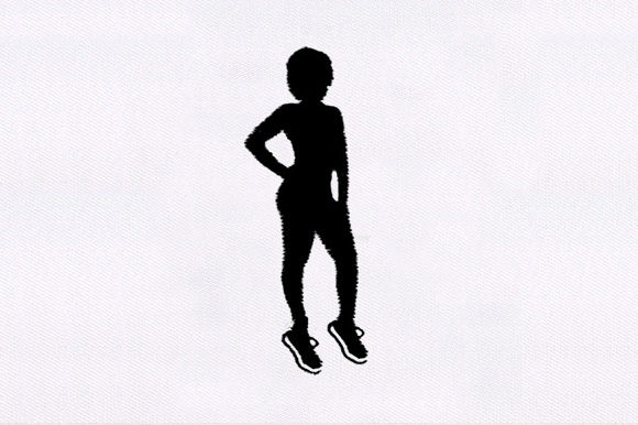Female Silhouette: A Charming Addition to Your Embroidery Collection