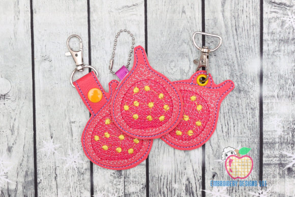 Fig Fruit Keychain ITH: A Versatile Design for Etsy