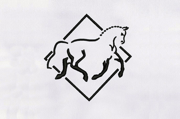 Horse Outline: A Versatile Embroidery Design