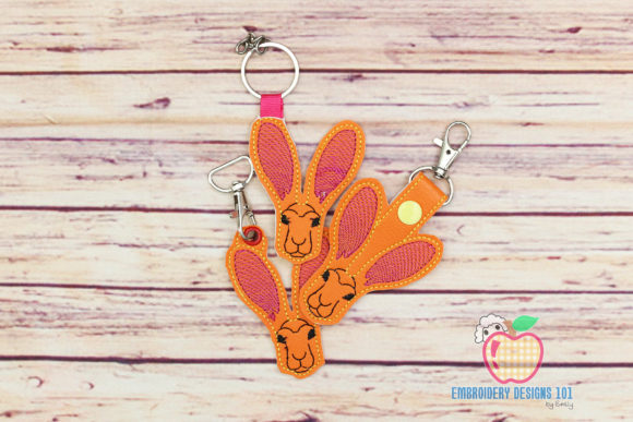 Jackrabbit in the Hoop Keyfob: A Versatile Embroidery Design