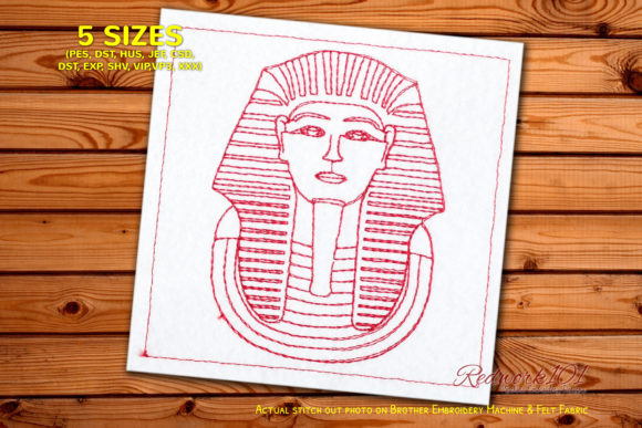 Mask of Tutankhamun: A Holiday Embroidery Review